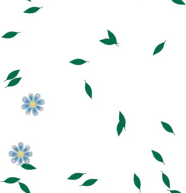 Çiçeksiz arka plan, vektör illüstrasyonu