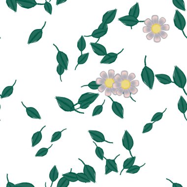 Çiçeksiz arka plan, vektör illüstrasyonu