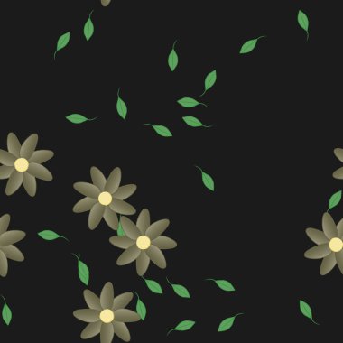 Çiçeksiz arka plan, vektör illüstrasyonu