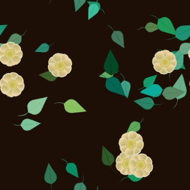 Çiçeksiz arka plan, vektör illüstrasyonu