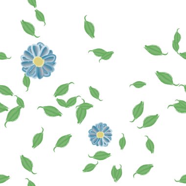 Yaprakları pürüzsüz arkaplan, vektör illüstrasyonu