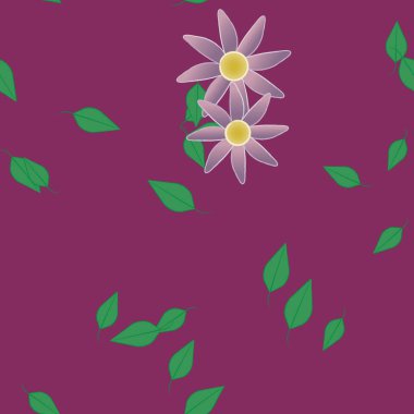 Çiçeksiz arka plan, vektör illüstrasyonu