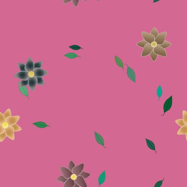 Çiçeksiz arka plan, vektör illüstrasyonu