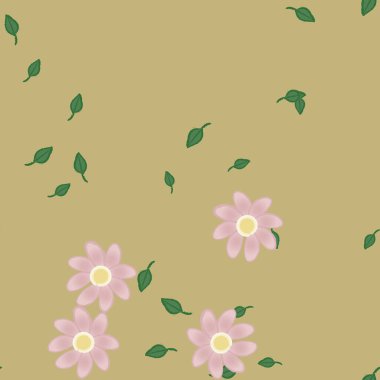 Çiçeksiz arka plan, vektör illüstrasyonu