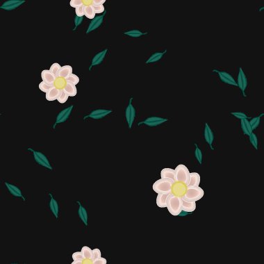 Çiçeksiz arka plan, vektör illüstrasyonu