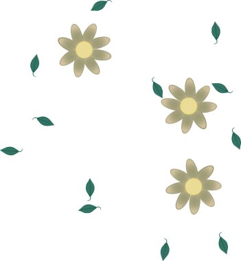 Çiçeksiz arka plan, vektör illüstrasyonu