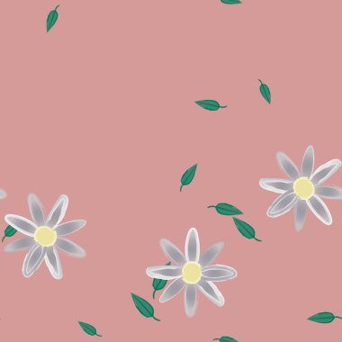 Çiçeksiz arka plan, vektör illüstrasyonu