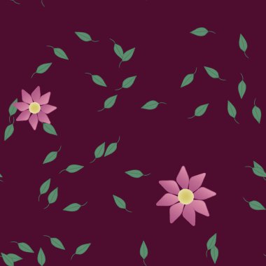 Çiçeksiz arka plan, vektör illüstrasyonu