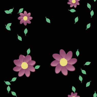 Çiçeksiz arka plan, vektör illüstrasyonu