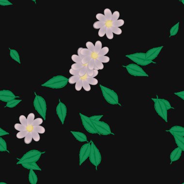 Çiçeksiz arka plan, vektör illüstrasyonu