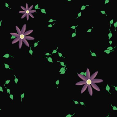 Çiçeksiz arka plan, vektör illüstrasyonu