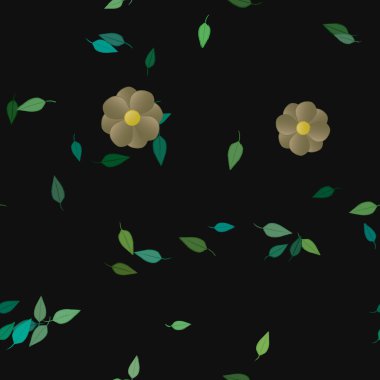 Çiçeksiz arka plan, vektör illüstrasyonu