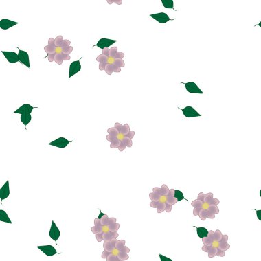 Çiçeksiz arka plan, vektör illüstrasyonu