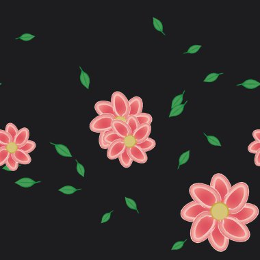 Çiçeksiz arka plan, vektör illüstrasyonu