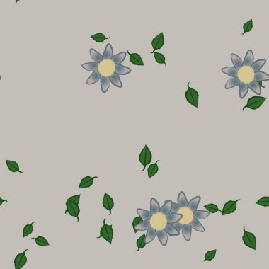 Çiçeksiz arka plan, vektör illüstrasyonu