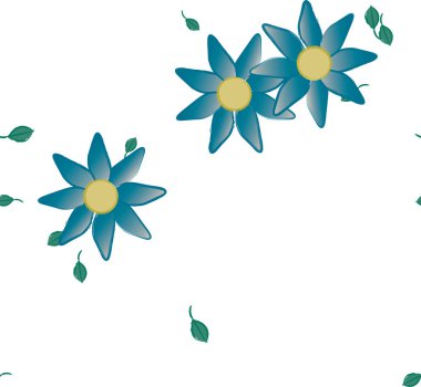 Yaprakları pürüzsüz arkaplan, vektör illüstrasyonu