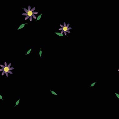 Çiçeksiz arka plan, vektör illüstrasyonu