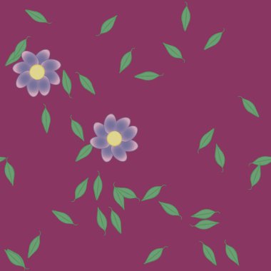 Çiçeksiz arka plan, vektör illüstrasyonu