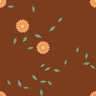 Çiçeksiz arka plan, vektör illüstrasyonu