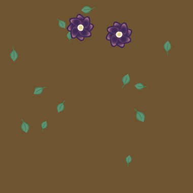 Çiçeksiz arka plan, vektör illüstrasyonu