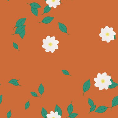 Çiçeksiz arka plan, vektör illüstrasyonu