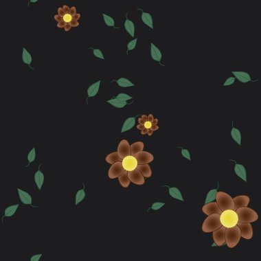 Çiçeksiz arka plan, vektör illüstrasyonu