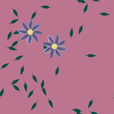 Çiçeksiz arka plan, vektör illüstrasyonu