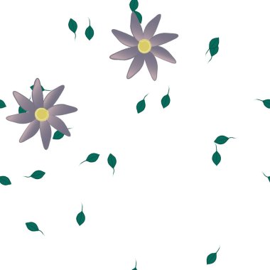 Çiçeksiz arka plan, vektör illüstrasyonu