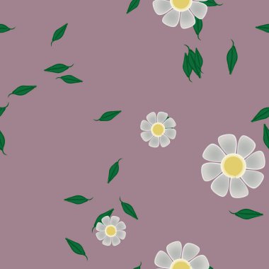 Çiçeksiz arka plan, vektör illüstrasyonu