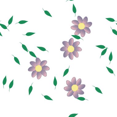 Çiçeksiz arka plan, vektör illüstrasyonu