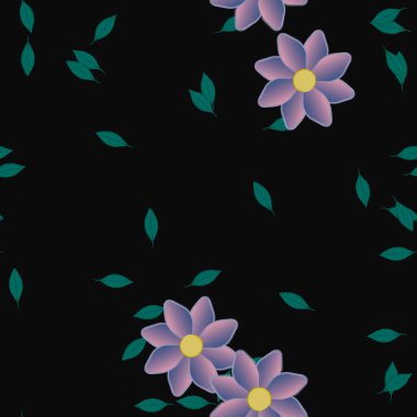 Çiçeksiz arka plan, vektör illüstrasyonu