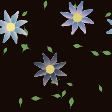 Çiçeksiz arka plan, vektör illüstrasyonu