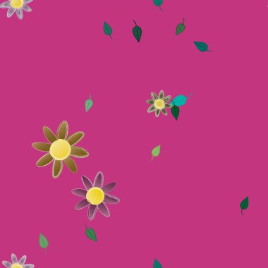 Çiçeksiz arka plan, vektör illüstrasyonu