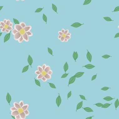 Çiçeksiz arka plan, vektör illüstrasyonu