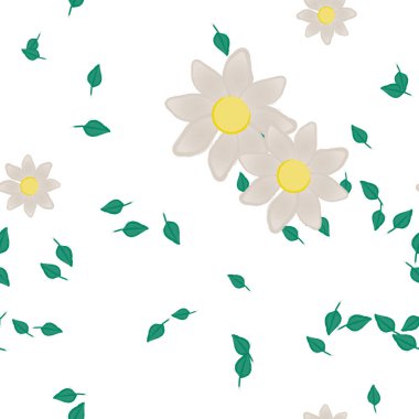 Çiçeksiz arka plan, vektör illüstrasyonu