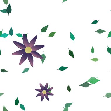 Çiçeksiz arka plan, vektör illüstrasyonu