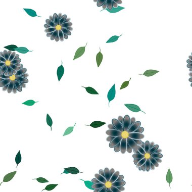 Çiçeksiz arka plan, vektör illüstrasyonu