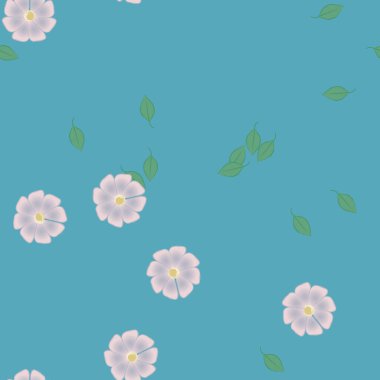 Çiçeksiz arka plan, vektör illüstrasyonu