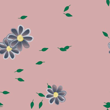 Çiçeksiz arka plan, vektör illüstrasyonu