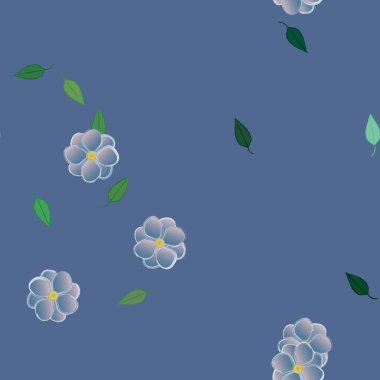 Çiçeksiz arka plan, vektör illüstrasyonu