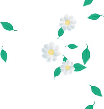 Çiçeksiz arka plan, vektör illüstrasyonu