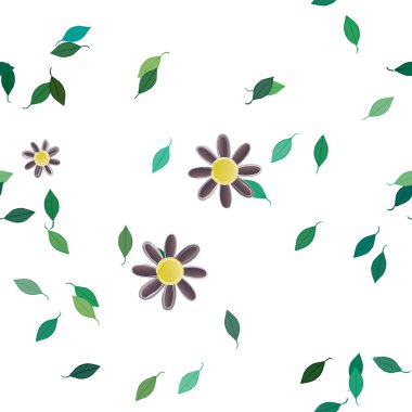 Çiçeksiz arka plan, vektör illüstrasyonu