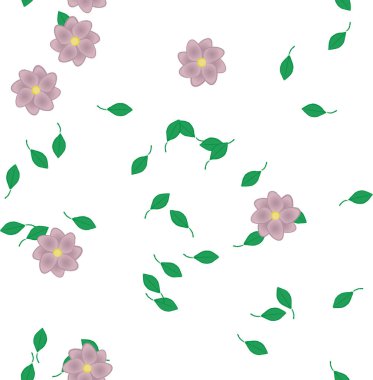 Çiçeksiz arka plan, vektör illüstrasyonu