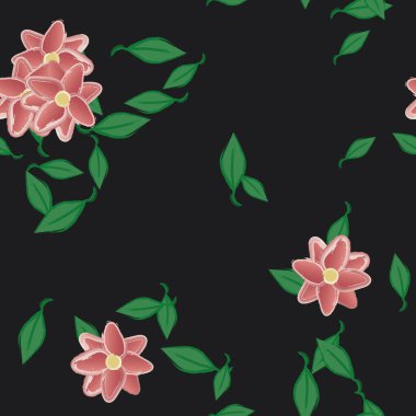 Çiçeksiz arka plan, vektör illüstrasyonu