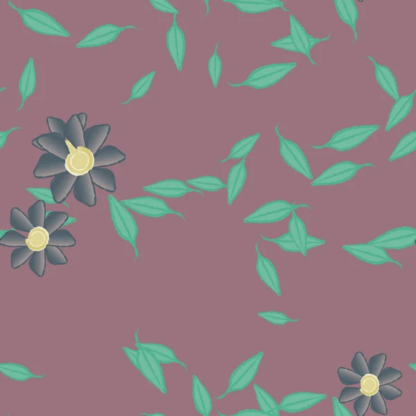 Beau Fond Floral Sans Couture Illustration Vectorielle — Image vectorielle