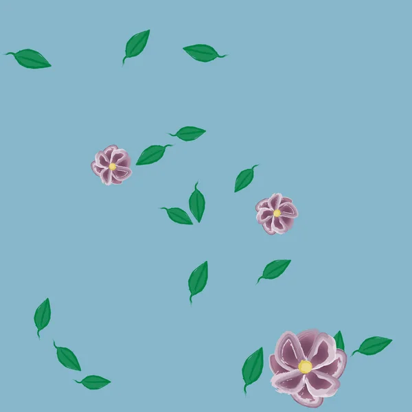 Beau Fond Floral Sans Couture Illustration Vectorielle — Image vectorielle