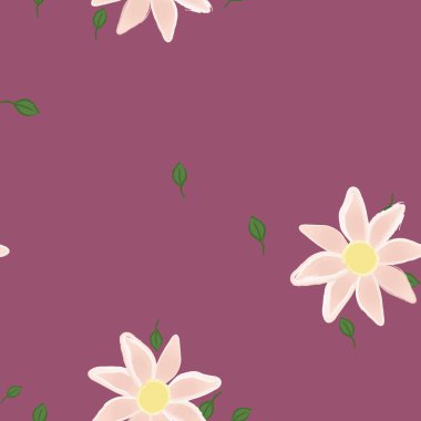 Yaprakları pürüzsüz arkaplan, vektör illüstrasyonu