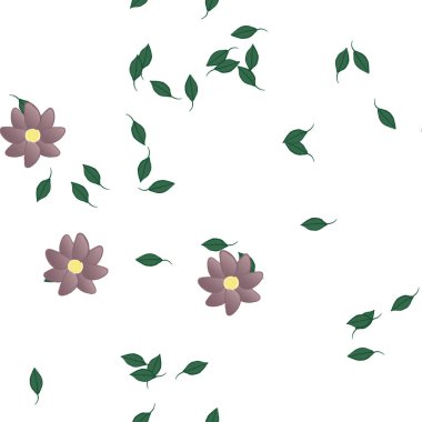 Çiçeksiz arka plan, vektör illüstrasyonu