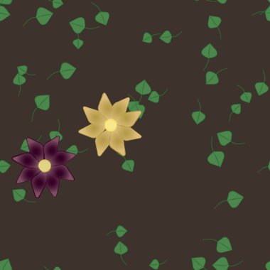 Çiçeksiz arka plan, vektör illüstrasyonu