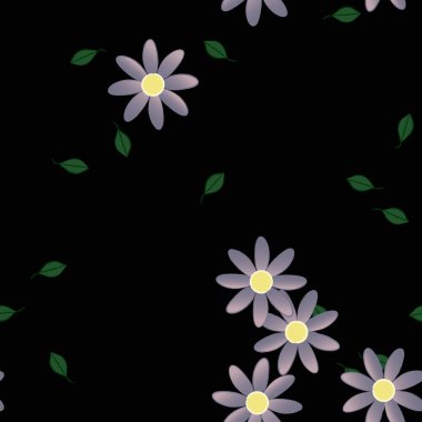 Çiçeksiz arka plan, vektör illüstrasyonu